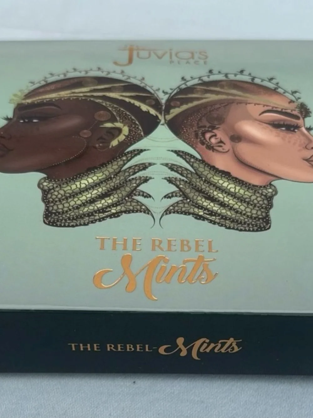 Juvia's Place Rebel Mints Eyeshadow Palette - Mint, Gold
